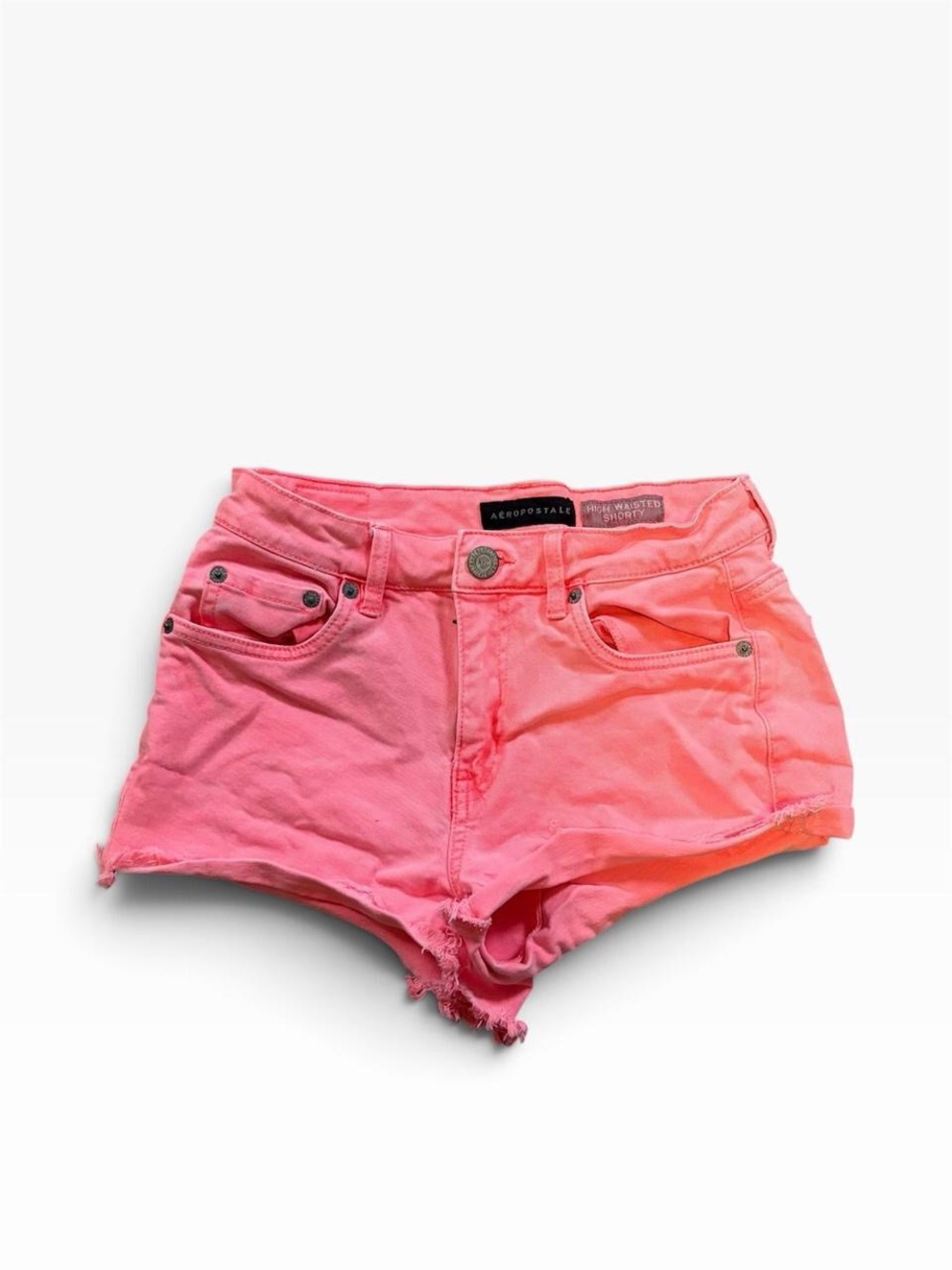 Vintage Y2K Aeropostale High Waisted Shorty Denim Cutoffs Size 2
Vintage Y2K
